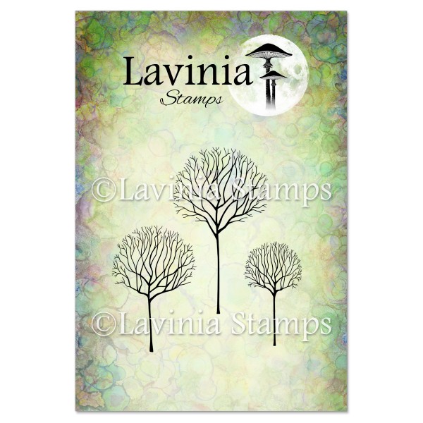 Skeleton Tree Scene Stamp