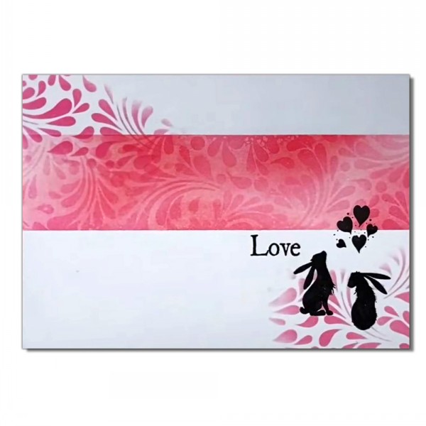 Group of Hearts Mini Stamp - Image 2