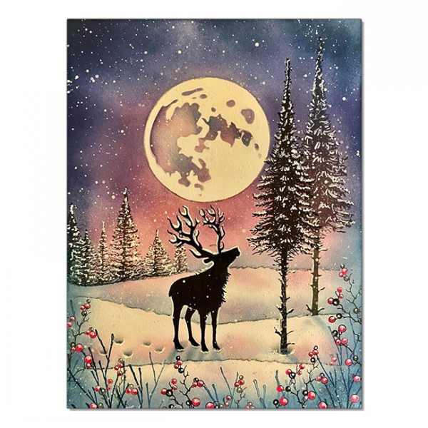 Reindeer (Small) Stamp - Image 2