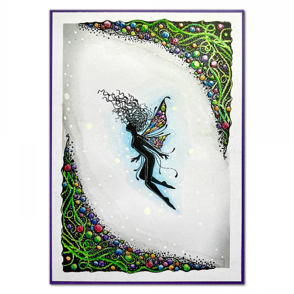 Tangled River Root Corner Stamp - Image 2