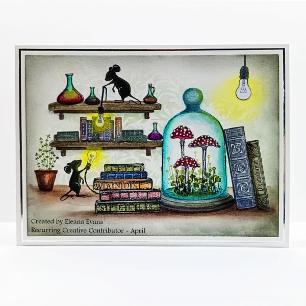 Purple Cap Mushrooms Stamp - Image 2