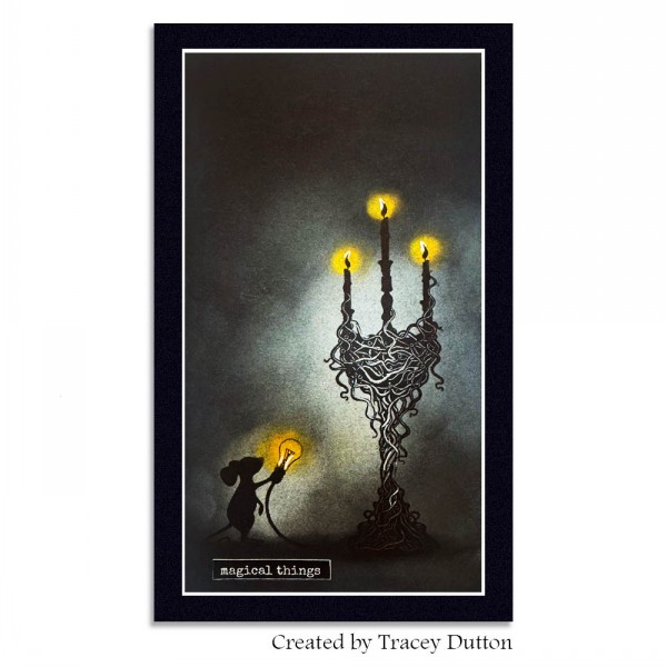 Vine Candelabra Stamp - Image 2