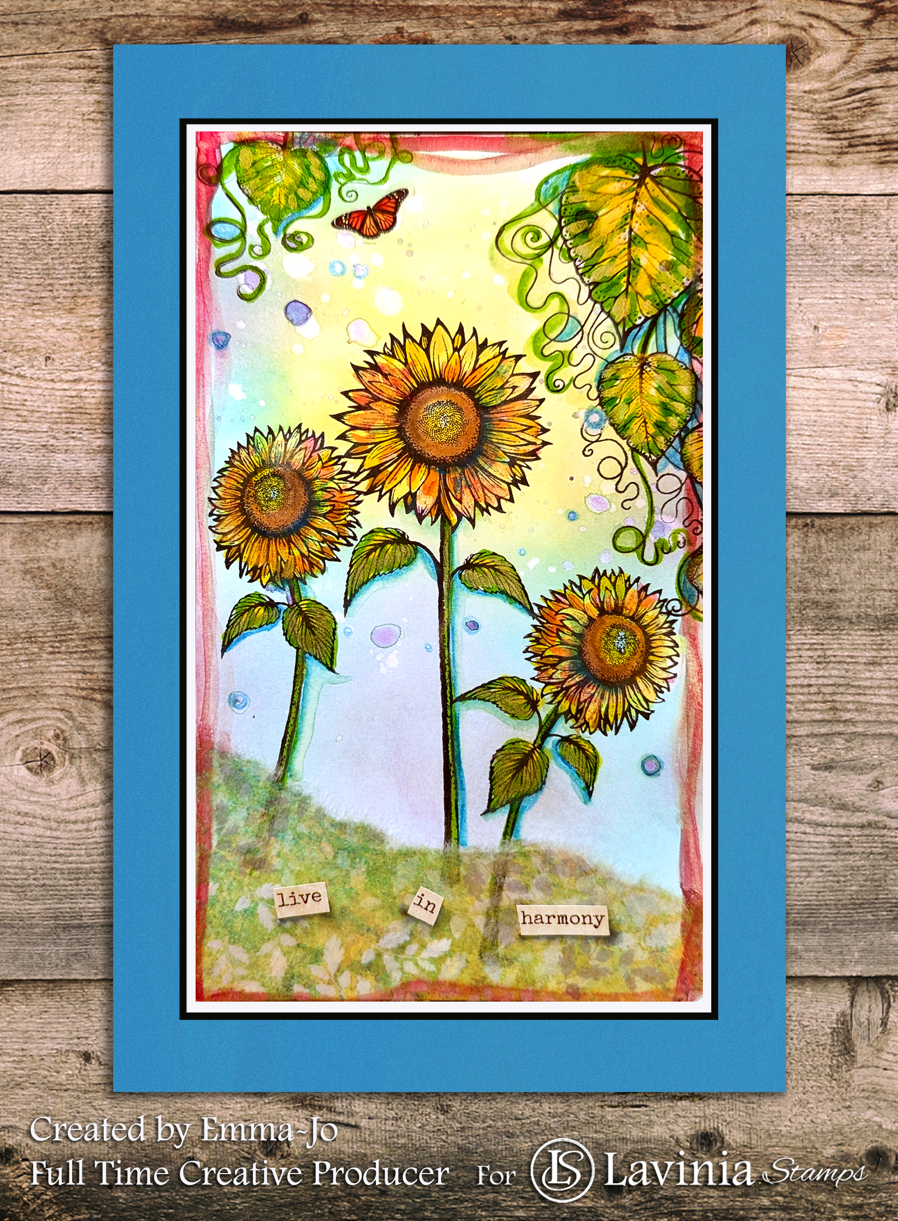 Sunflower 2 Stamp - Image 2